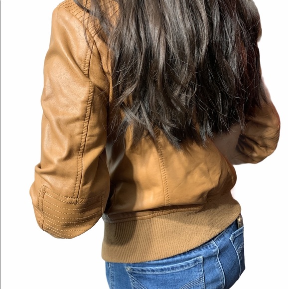 Vegan Leather Jacket - Picture 2 of 11